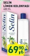 SELİN LİMON KOLONYASI 400 ML SELİN LİMON KOLONYASI 400 ML
